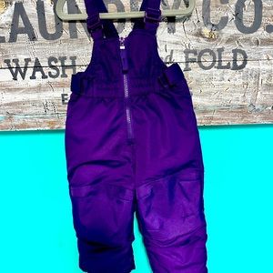12 month purple snow pants
